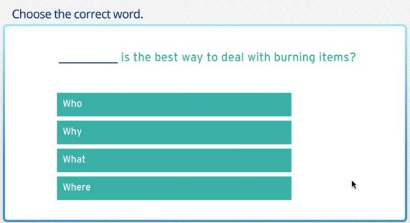 Marlins test question matching