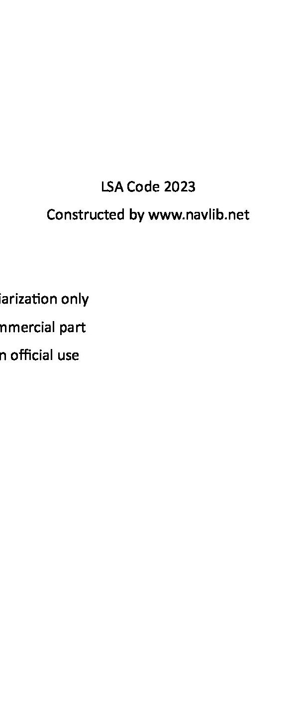 LSA by NAVLIB 2023 pdf