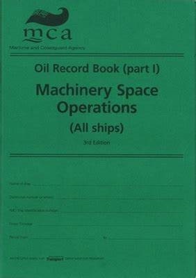 Guide to correct entries in Oil Record Book