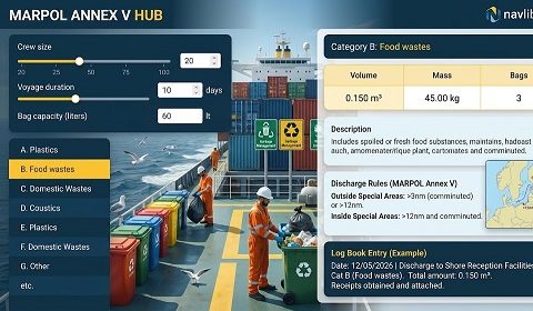 MARPOL Annex V Calculator